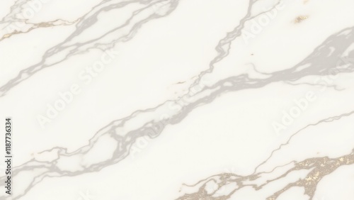 A polished marble floor with rich veins of white, gray, and gold, creating a luxurious, elegant appearance. The veins flow organically, adding depth and sophistication to the design.