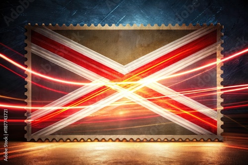 Alabama Made Stamp, Long Exposure Photography, USA Flag, American Made, Southern Heritage, Crafted in Alabama, State Pride,  Patriotic Stamp, Vintage Stamp,  Long Exposure Image