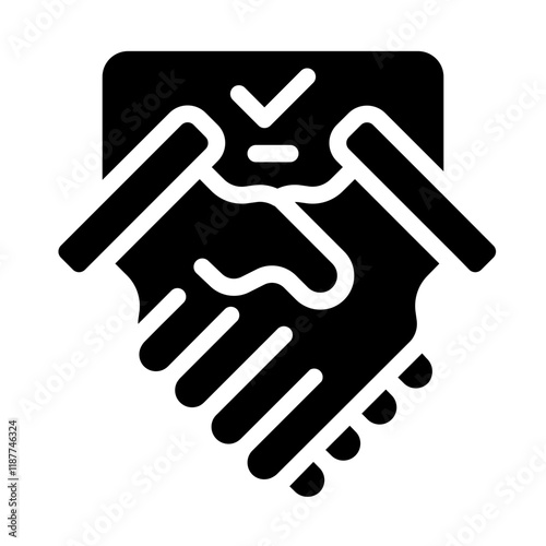 Depicting Team Reconciliation Solid Icon