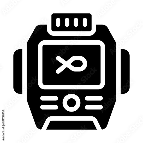 Echo Sounder Solid Icon