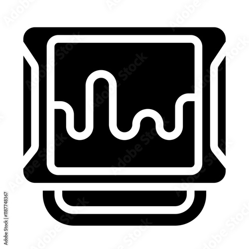Echo Sounder Solid Icon