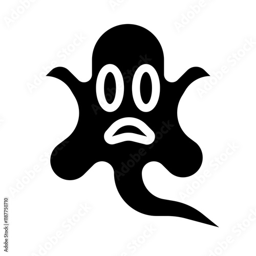 Ghostly Figure Solid Icon