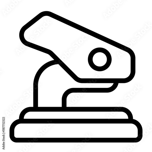 Hole Puncher Line Icon