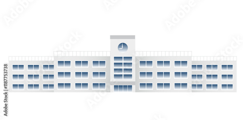 学校　校舎　建物　アイコン