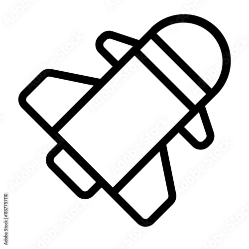 Missile Line Icon