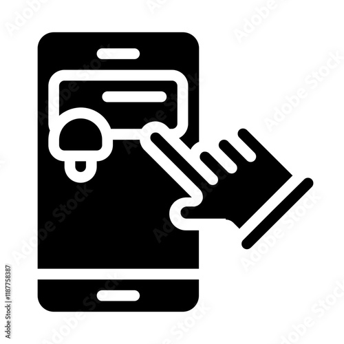 Notification Interaction Solid Icon