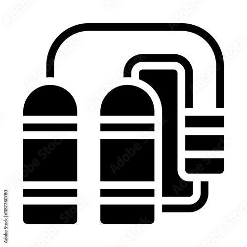 Petrochemical Products Solid Icon
