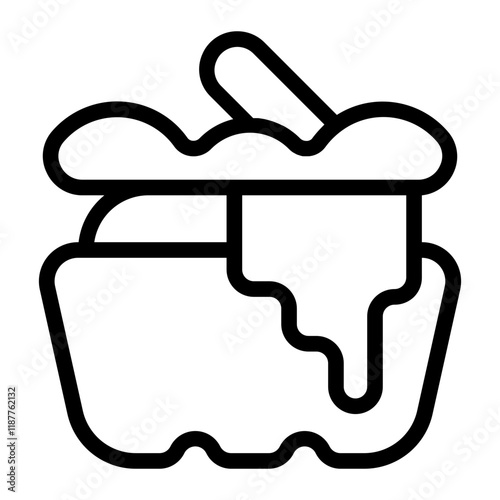 Rocoto Relleno Line Icon