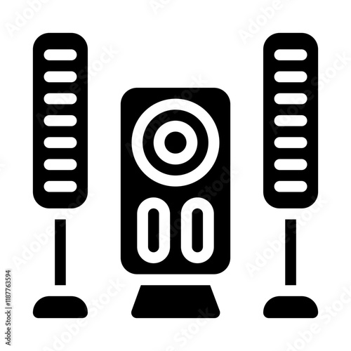 Speakers Solid Icon