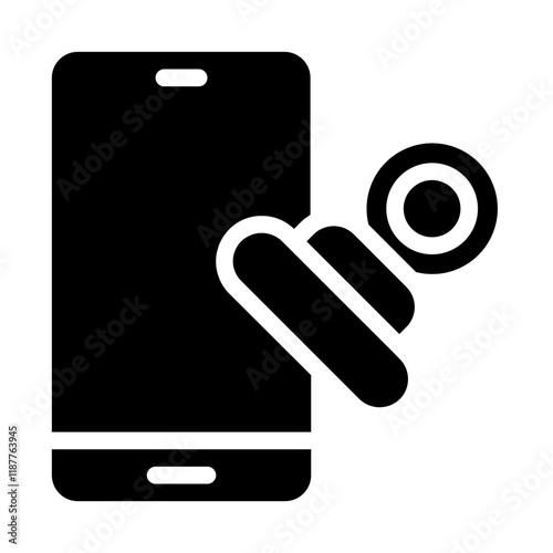 Suction Cup Solid Icon