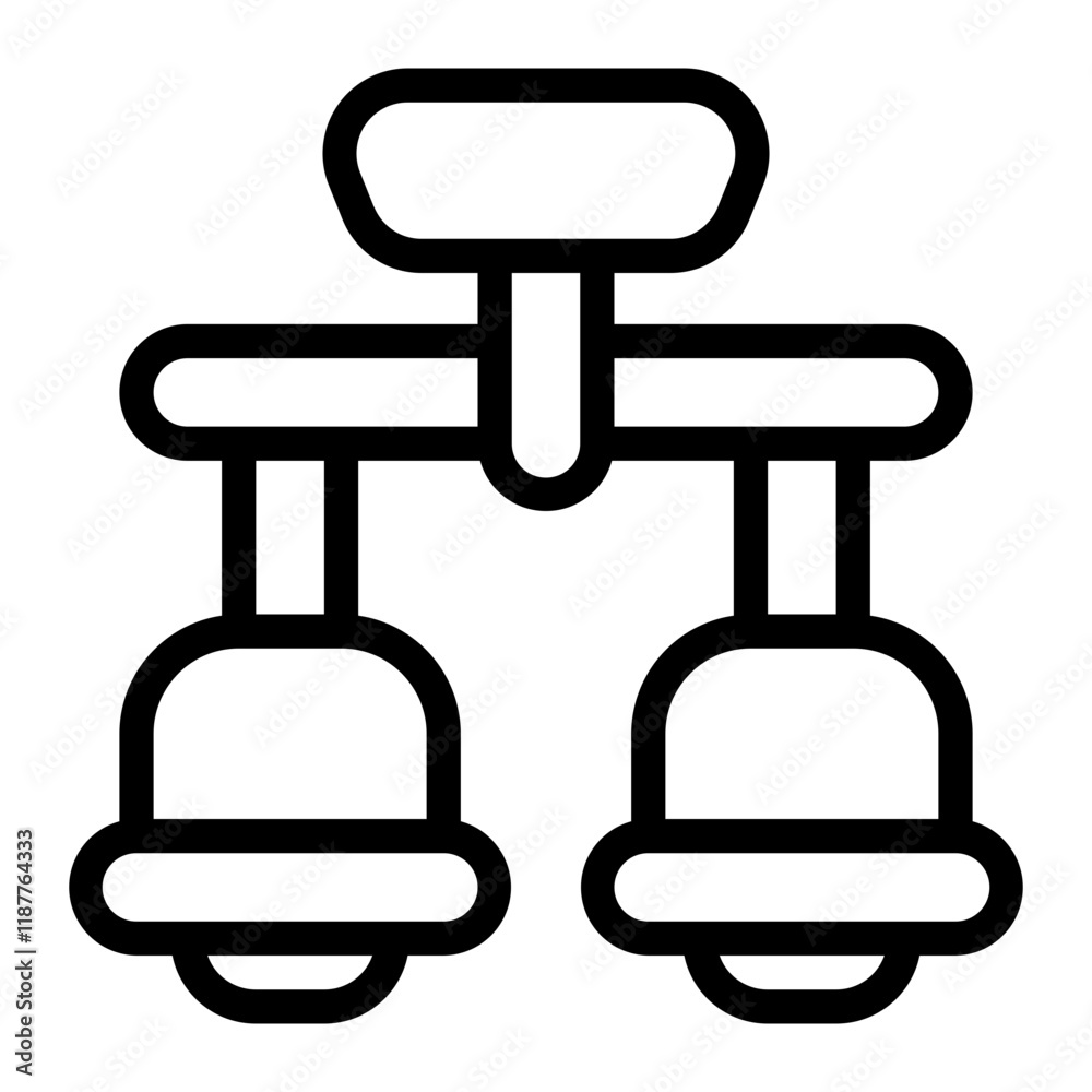 Surgery Light Line Icon Surgery Light Line Icon