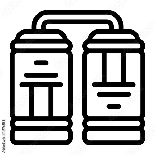Teleportation Line Icon