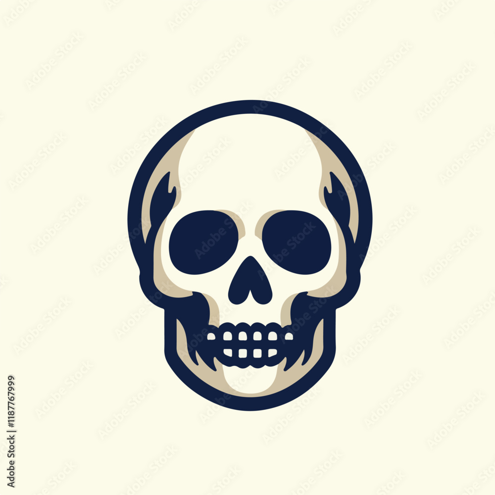 cool skull logo image vector cool skull logo image vector