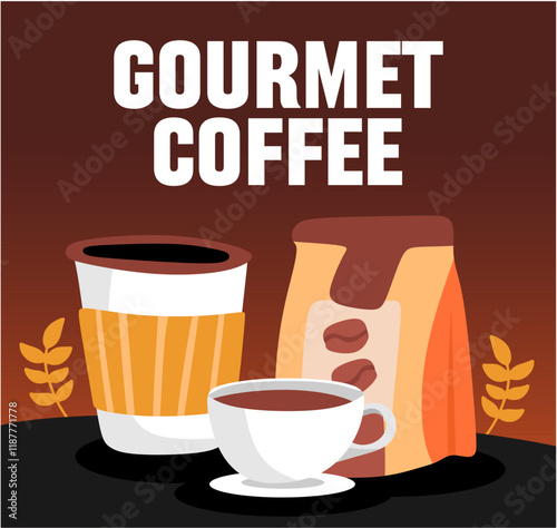 National Gourmet Coffee Day with delicious coffee