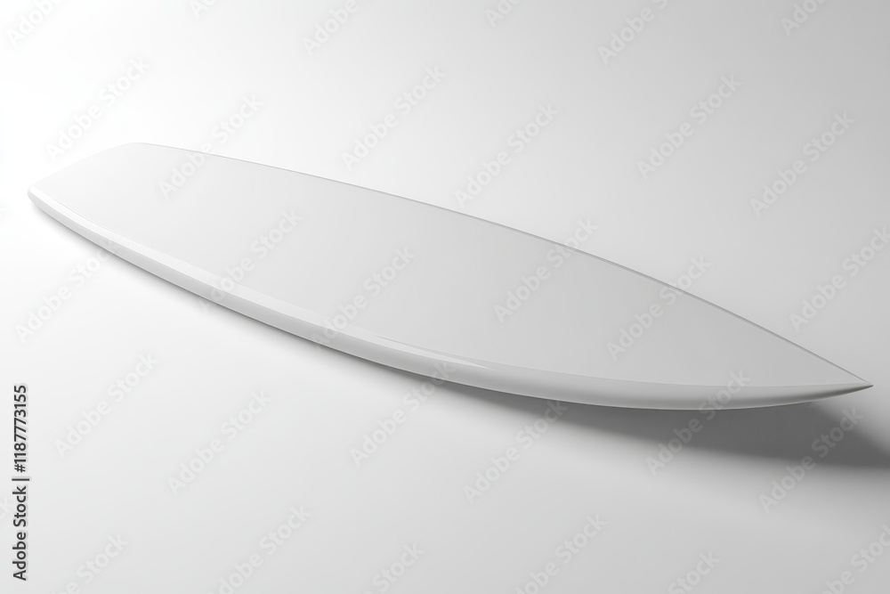 White surfboard isolated on white background. (1) White surfboard isolated on white background. (1)