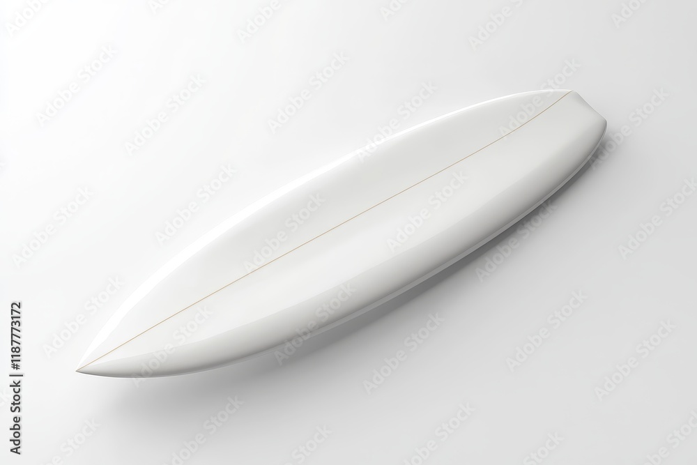 White surfboard isolated on white background. (10) White surfboard isolated on white background. (10)