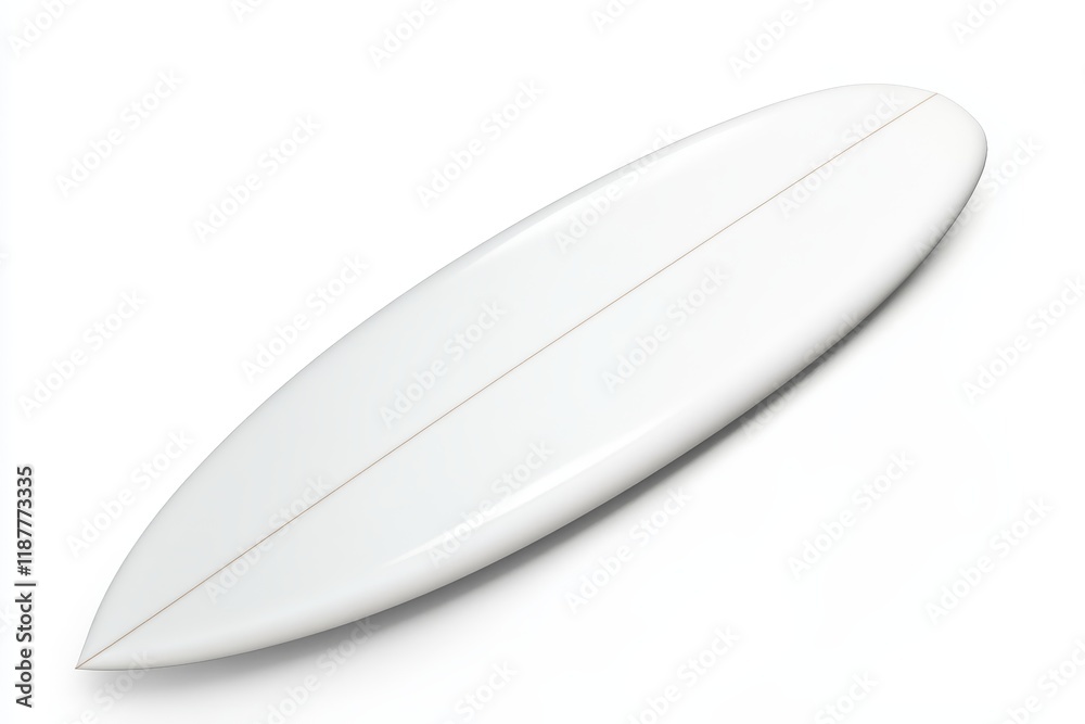 White surfboard isolated on white background. (7) White surfboard isolated on white background. (7)