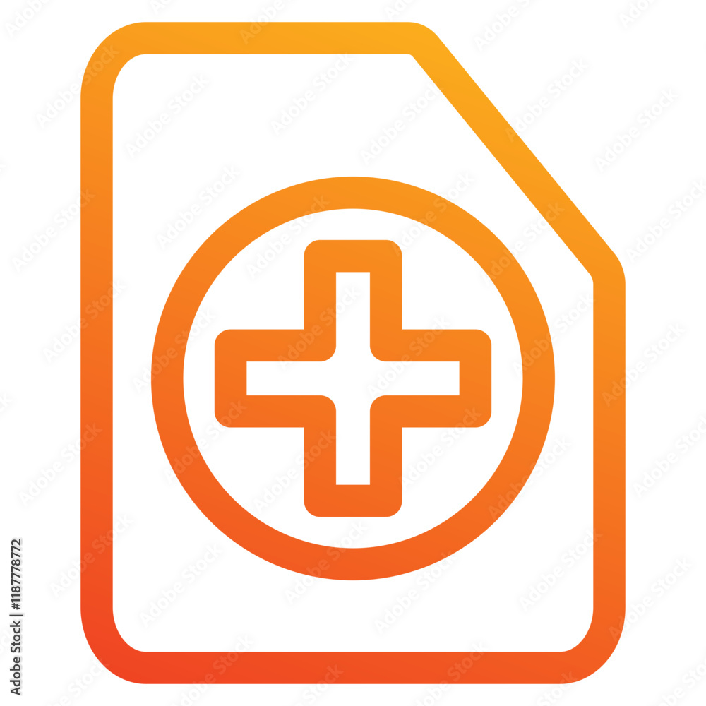 create new document icon element for design create new document icon element for design