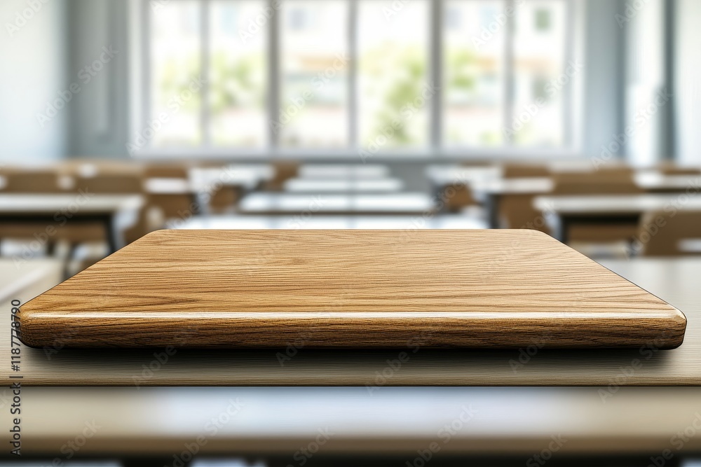 Wooden desk, classroom background, education, display (1) Wooden desk, classroom background, education, display (1)