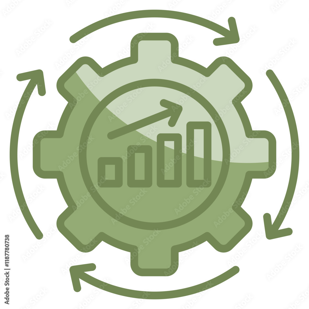 Continuous Improvement Icon Element For Design Continuous Improvement Icon Element For Design
