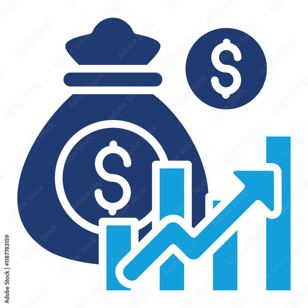 Investment Icon Element For Design Investment Icon Element For Design