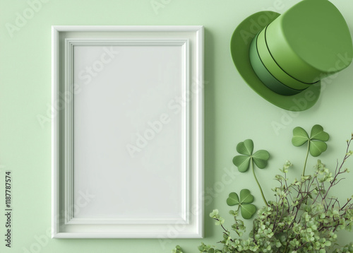Naklejka st patrick day background