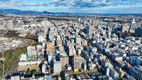 city, aerial view, scenery, landscape, urban, town, drone, bird eye view, blue sky, panorama, outlook, administration, business, high angle, horizon, society, modern, construction, architecture, build photo