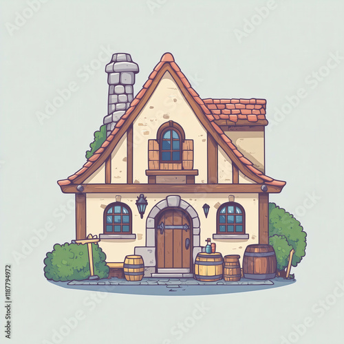 Guildhouse illustration photo