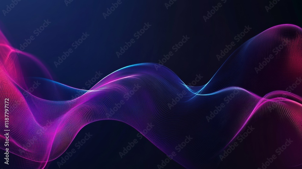 Fototapeta premium Abstract digital technology background. Innovation high-tech future, network connection, speed movement, AI, metaverse, communication, big data, data transfer, Network, cyber light trails.