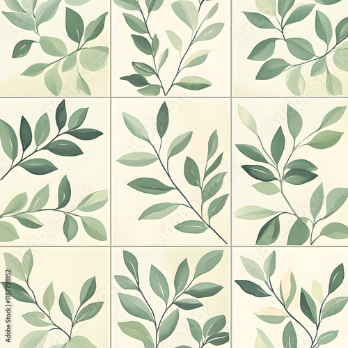 Wallpaper Mural Creative 2D Doodle Floral Illustrations for wallpaper, card, tile Torontodigital.ca