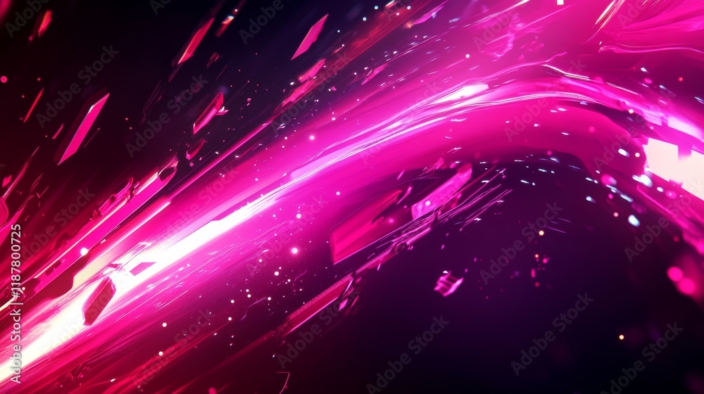 Obraz premium Abstract digital technology background. Innovation high-tech future, network connection, speed movement, AI, metaverse, communication, big data, data transfer, Network, cyber light trails.