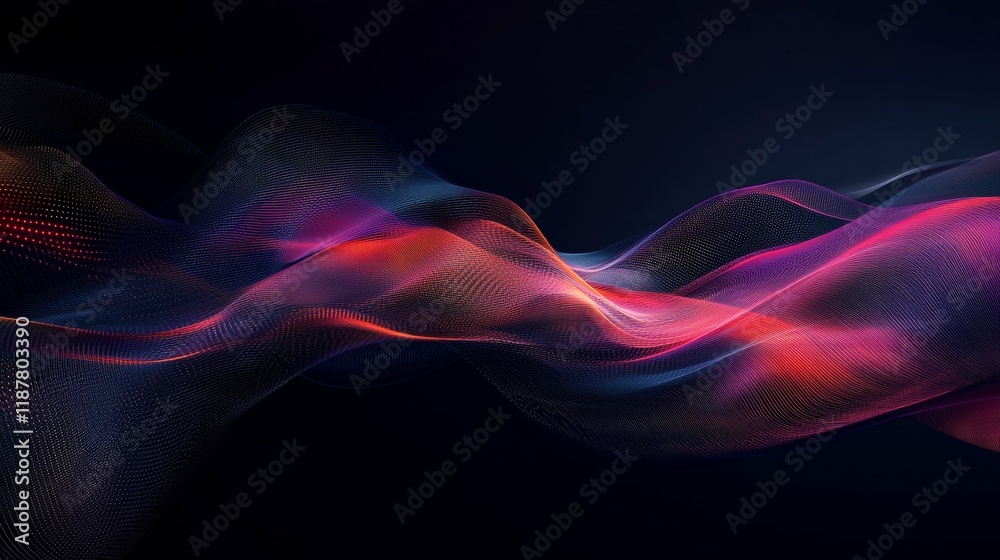 Obraz premium Abstract digital technology background. Innovation high-tech future, network connection, speed movement, AI, metaverse, communication, big data, data transfer, Network, cyber light trails.
