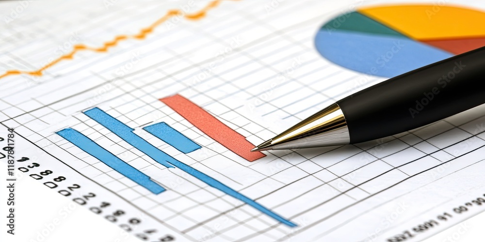 A corporate team aims for financial success, reviewing profit graphs and investment portfolios. A corporate team aims for financial success, reviewing profit graphs and investment portfolios.