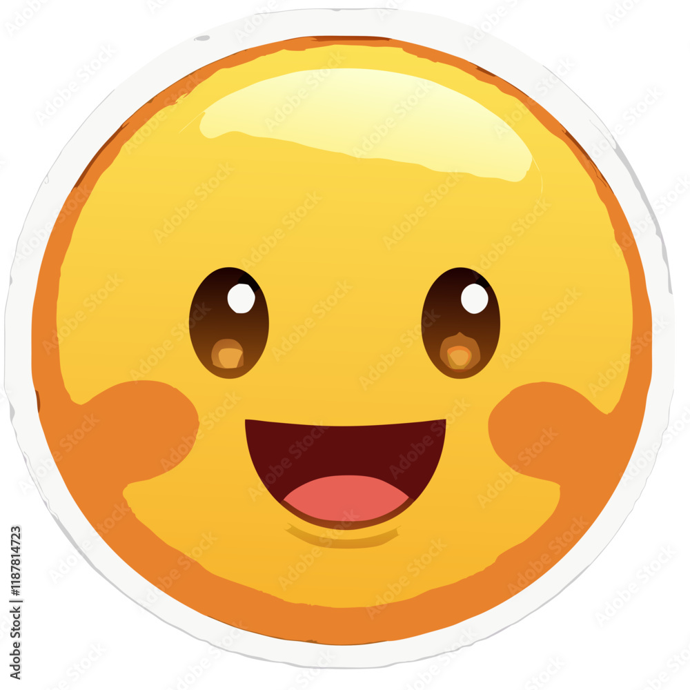 Fototapeta premium smiley face with a smile