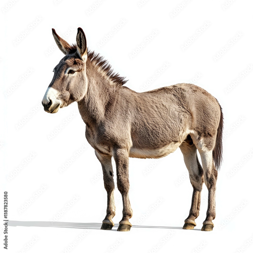 Majestic Donkey: A Stunning Portrait of an Equine Animal in a Natural Setting Majestic Donkey: A Stunning Portrait of an Equine Animal in a Natural Setting