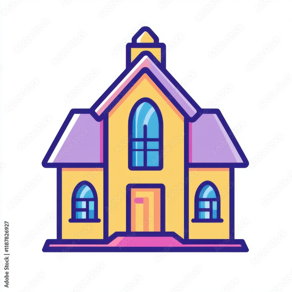School building icon School building icon