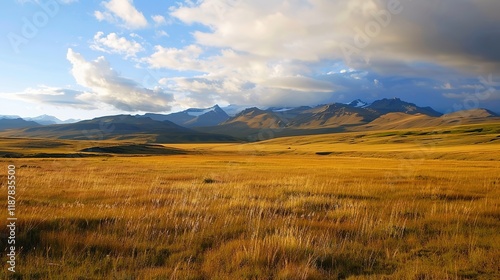 Immerse in the Grandeur: Grassland Natural Background Pictures