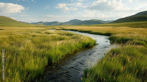 Immerse in the Grandeur: Grassland Natural Background Pictures