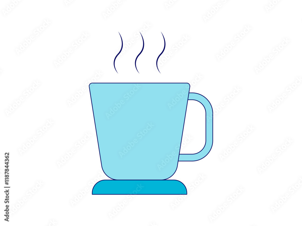 Hot drink icon. Winter icon. Flat vector icons. Hot drink icon. Winter icon. Flat vector icons.