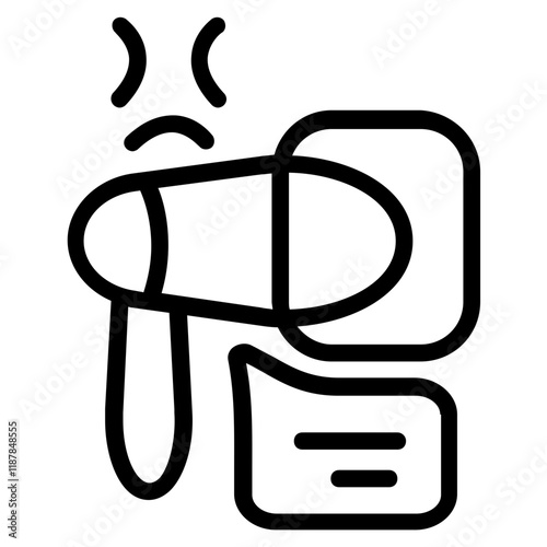 Protest Line Icon