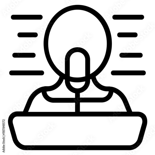 Speech Line Icon