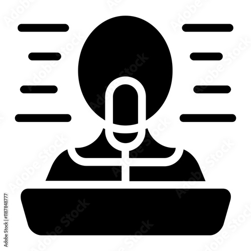 Speech Solid Icon