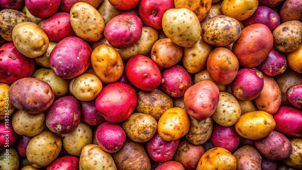 Closeup of Fresh Organic Garden Potatoes on White Background - Macro Photography of Healthy Vegetables, Natural Produce, and Fresh Harvest for Farm-to-Table Concepts Closeup of Fresh Organic Garden Potatoes on White Background - Macro Photography of Healthy Vegetables, Natural Produce, and Fresh Harvest for Farm-to-Table Concepts
