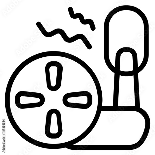 Dubbing Line Icon