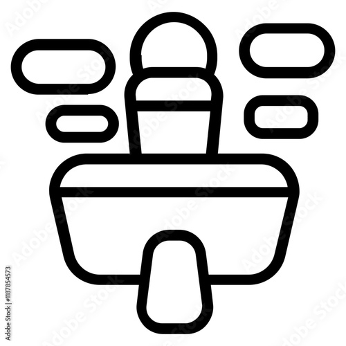 Dubbing Line Icon