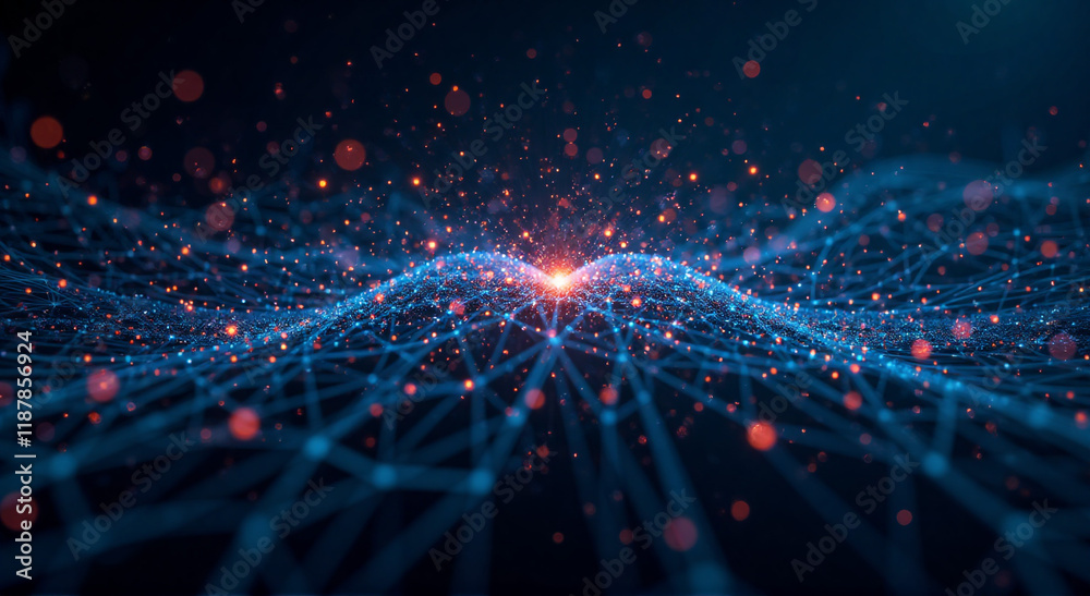 Obraz premium background with lots spots