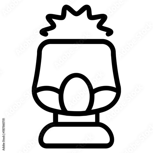 Holy Grail Line Icon