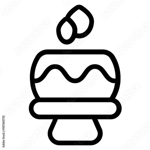 Holy Grail Line Icon