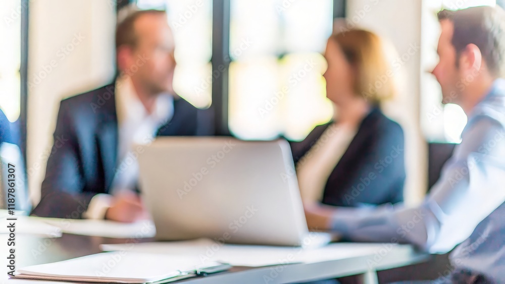 Business Partner Meeting Blur – A soft-focus image of business partners discussing strategies over a meeting.
Business Partner Meeting Blur – A soft-focus image of business partners discussing strategies over a meeting.