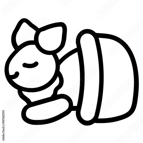 Keeping Warm Line Icon